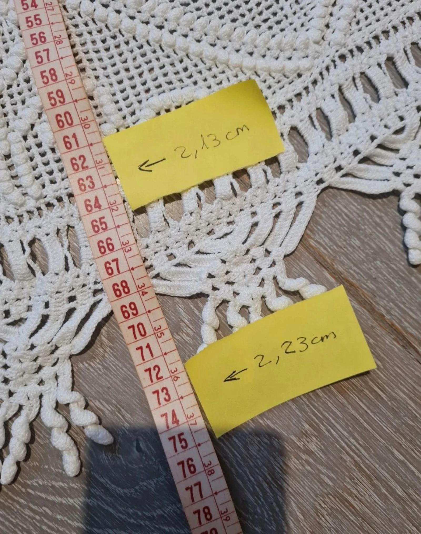 Witte gehaakte sprei. Bed 90. Handgemaakt – photo 13